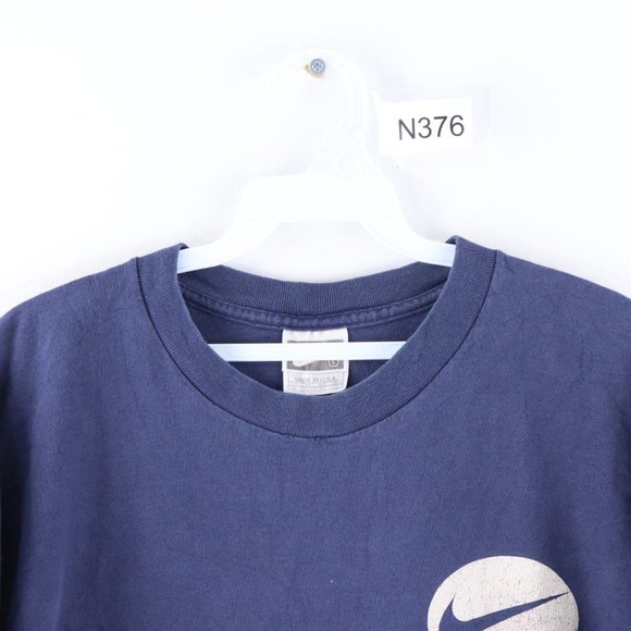 Vintage Nike Big Swoosh Circle Logo Faded Shirt - Picture 2 of 9